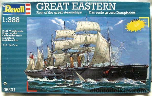 Revell 1/388 Great Eastern - First of the Great Steamships, 05201 plastic model kit